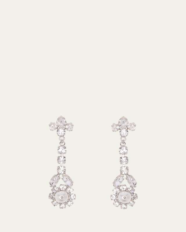 Victorian Crystal Drop Earrings